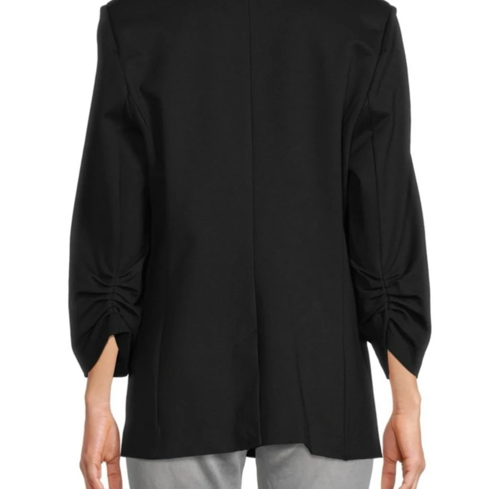 Ella Rafaella Chic Black Broach Embellished Blazer - Picture 3 of 4